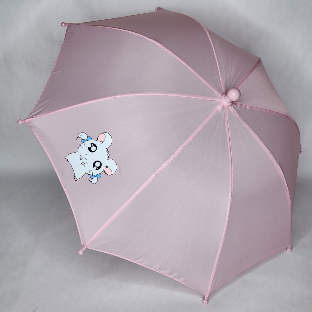 Children's Vintage Pink Hamtaro Umbrella
